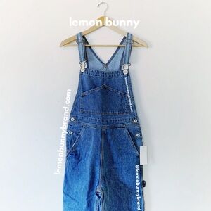 Jesse Kamm The Overalls in Cowboy Blue Japanese Denim Size XXS Brand New NWT